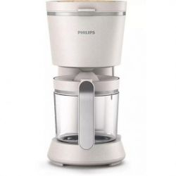 PHILIPS Cafetière filtre 10/15 tasses blanche - Eco Conscious - HD5120.00