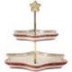 VILLEROY ET BOCH Wint.Bak.Del. Etagere, decor houx 14-8612-7882