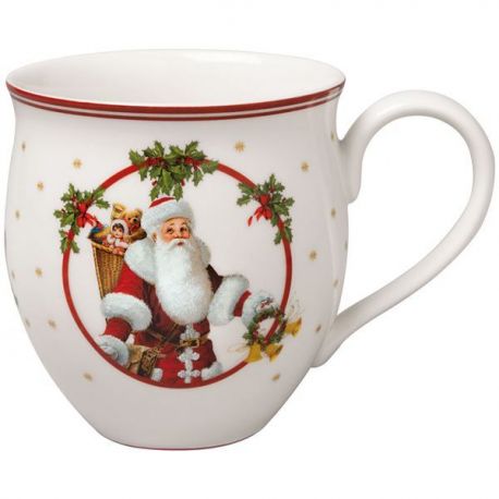 VILLEROY ET BOCH Toy's Delight Mug, Pere Noel et f 14-8585-4870