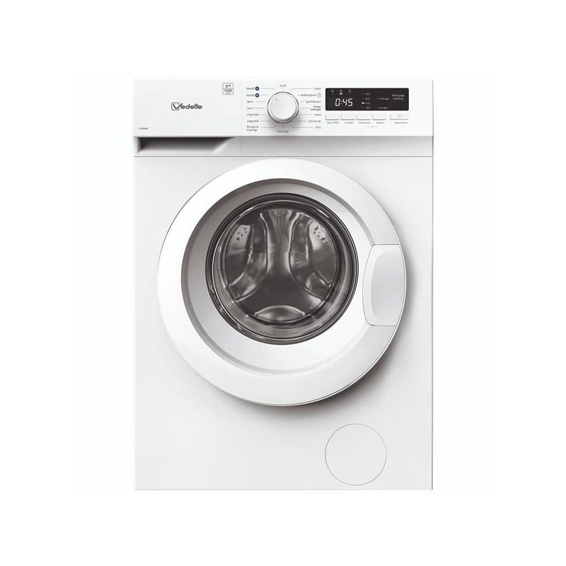 VEDETTE Lave-linge frontal 60 cm 8 kg 1400 tr/mn - LFVQ383W