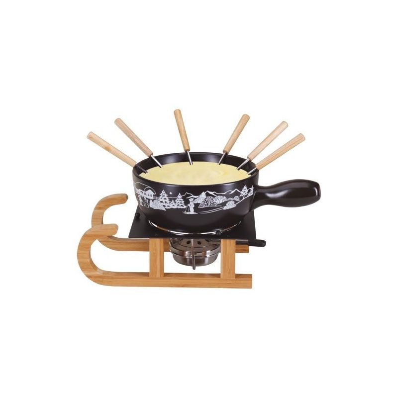 NOUVEL ARB SET A FONDUE FROMAGE WINERSPORT 9P NOIR 402365