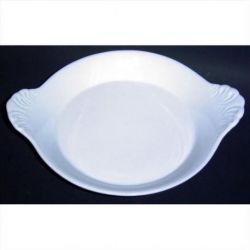 GIRARD BLANC PLAT RD OREILLES 17.5X14 CM 5398