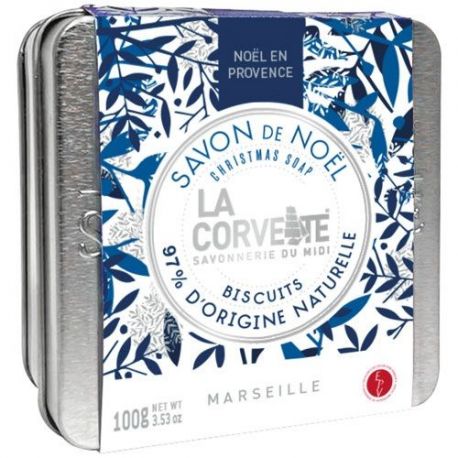 LA CORVETTE SAVON DE NOEL BISCUITS AVEC BOITE 100G 270746