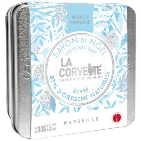 LA CORVETTE SAVON DE NOEL GIVRE AVEC BOITE 100G 270748