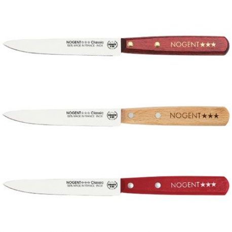 NOGENT COUTEAU TOMATE CLASSIC BOIS LAME 11CM CRANT 2329B