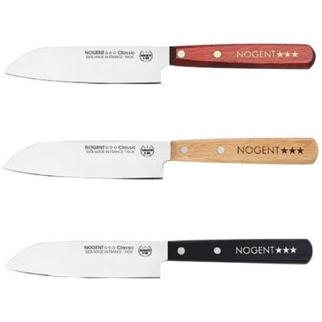 NOGENT COUTEAU SANTOKU CLASSIC BOIS LAME 11CM LISS 2950B