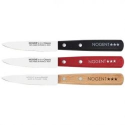 NOGENT BOITE 20 COUTEAU OFFICE 9CM ROUGE NOIR HETR 02119K