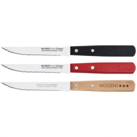 NOGENT BOITE 20 COUTEAU STEAK 11CM CLASSIC NOIR RO 03619K