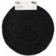 OGOLIVING SET DE TABLE ROND  TONGO 38CM NOIR 6317043