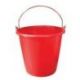 ALUMINIUM ET PLASTIQ SEAU MENAGE 12L GRADUE ROUGE S12