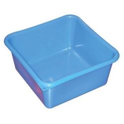 ALUMINIUM ET PLASTIQ CUVETTE CARREE 15L 38CM BLEU CC38