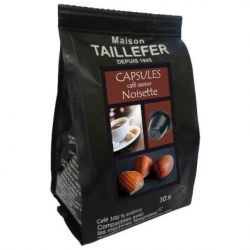 MAISON TAILLEFER CAFE CAPSULES SAVEUR NOISETTE x10 000500