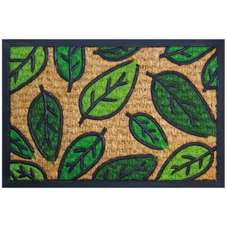 IDMAT TAPIS CUBA RECTANGULAI FEUILLE 40X60CM CUBAN4060RECFEU