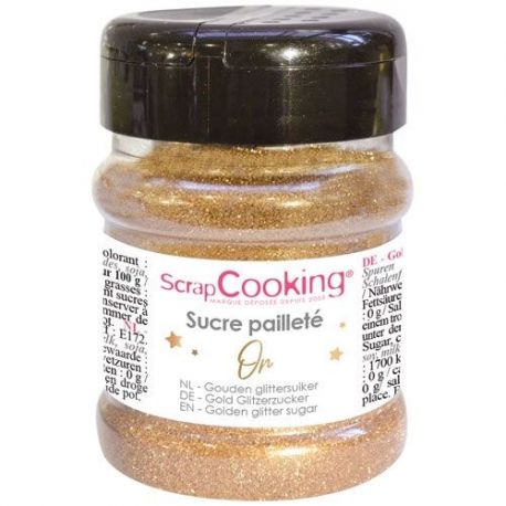 SCRAPCOOKING Paillettes alimentaires dorées 5g 4024