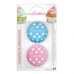 SCRAPCOOKING CAISSETTE CUPCAKES POIS "x72" 5081