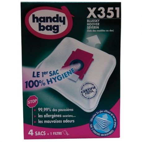 HANDY BAG SAC ASPI.HANDY B.N.TIS.X4 HOOVER X351 X351