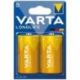 VARTA PILE LONGLIFE LR20 D   BL2 4120101412