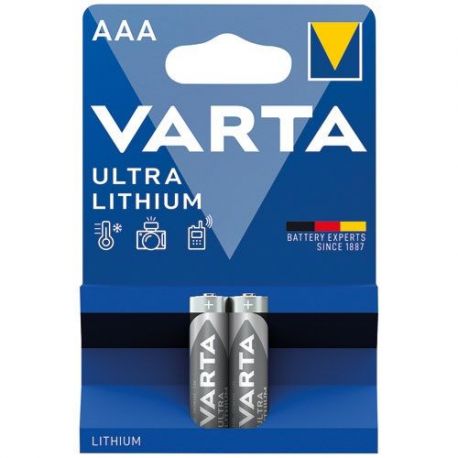 VARTA PILE LITHIUM LR03 AAA PROFESSIONAL BL2 6103301402