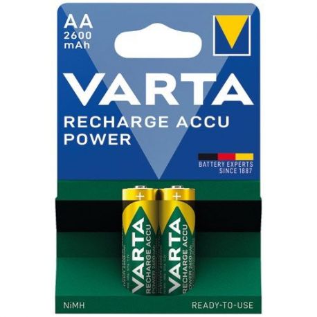 VARTA ACCUS HR06/AA READY 2 USE 2500MAH  BL2 5716101402