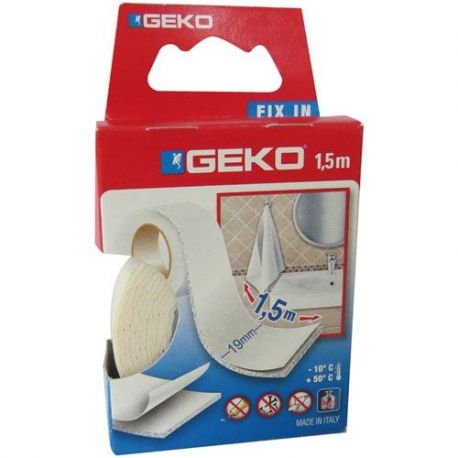 GEKO ADHES.D.FACE MOUSSE BLANC 19MMX1.5M 20000