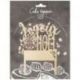 SCRAPCOOKING Cake topper LED Joyeux Noël 4969