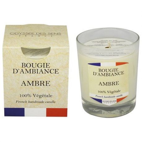 ODYSSEE DES SENS BOUGIE FRANCE 180G AMBRE BVFR180-AMBRE