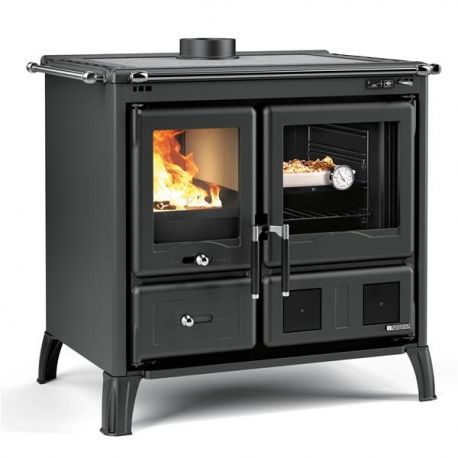 NORDICA Cuisinière à bois 9,5 kw GARDENIA5.0ACIERNOIRANTHRACITE