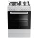 BEKO cuisiniere mixte 60 cm 3+1 four catalyse FSS63110DWCS