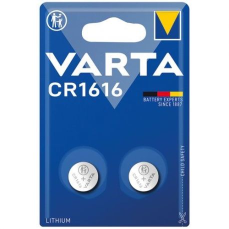 VARTA PILE ELECTRONIQUE LITHIUM CR1616 3V X2 6616101402