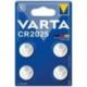 VARTA PILE LITHIUM ELECTRONIQUE CR2025 X 4 6025 101 404