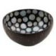 POINT VIRGULE BOL NOIX DE COCO NACRE POIS NOIR PV-LIV-8011