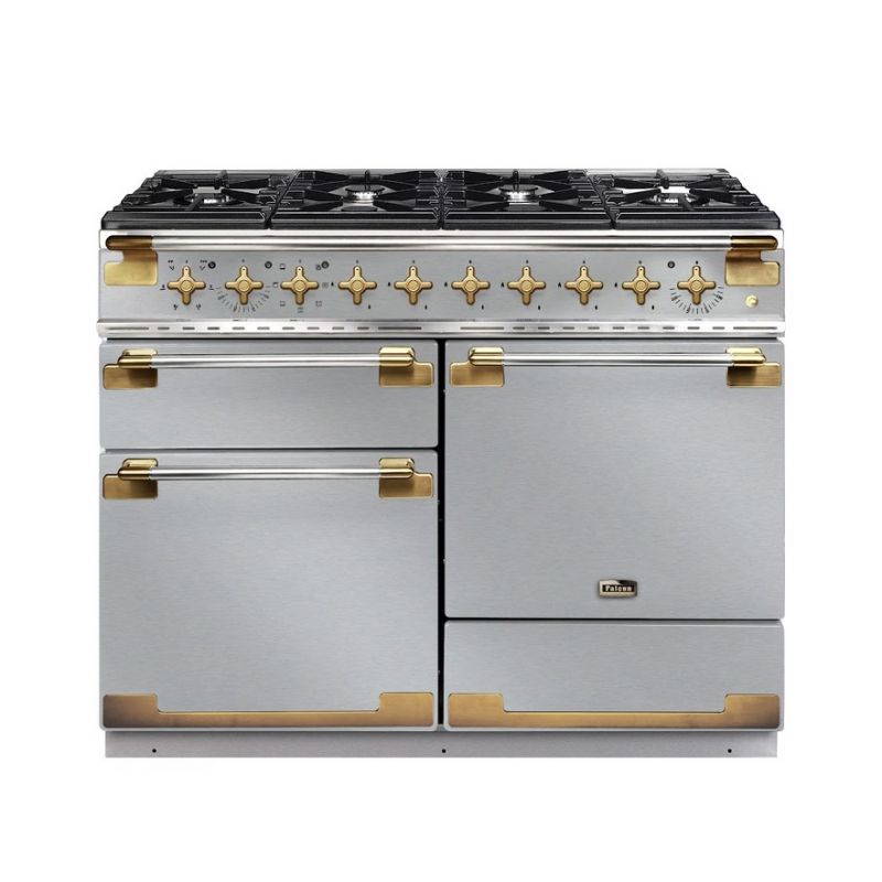 FALCON Cuisinière ELISE LUXE 110 Inox/Laiton Antique - ELS110DFSS/AB-EU