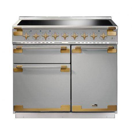 Cuisinière FALCON ELISE LUXE 100 Induction Inox/Laiton Antique ELS100EISS/AB-EU