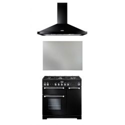 FALCON Piano de cuisson KCH90DFBL/C-EU + LEIHDC90BC + FPKRSPL90SS