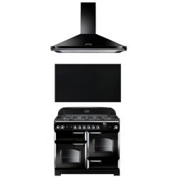 FALCON Piano de cuisson CDL110EIBL/B-EU + FALHDC110BB + UNBSP110BL