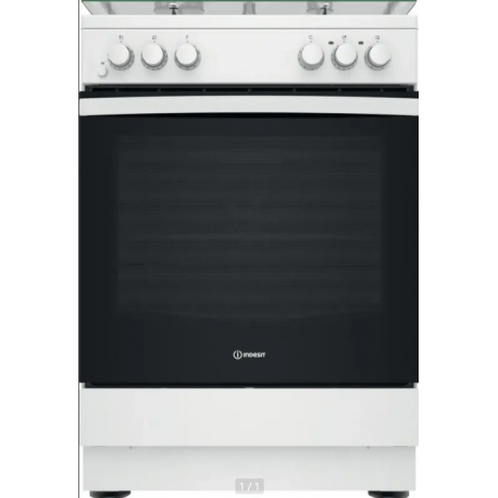 INDESIT cuisinière mixte 60 cm 3+1 - IS67M5KCW/FR