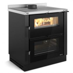 NORDICA Cuisinière à bois sans bouilleur 7 Kw - VERONAXXLNOIRANTHRAC