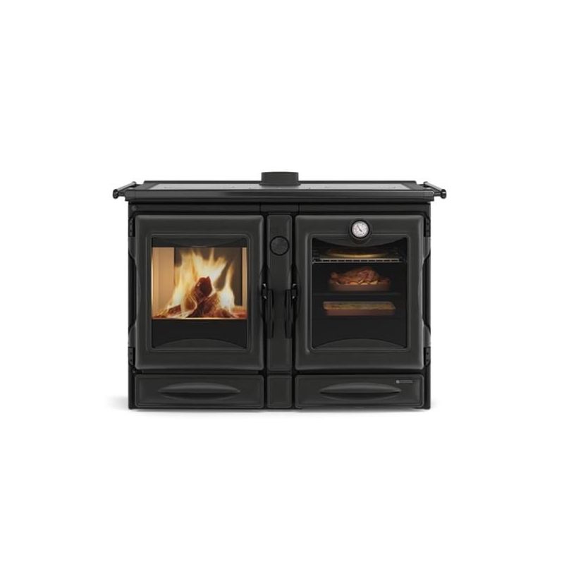 LA NORDICA Cuisinière à bois sans bouilleur 12 Kw - ALASKANOIRE