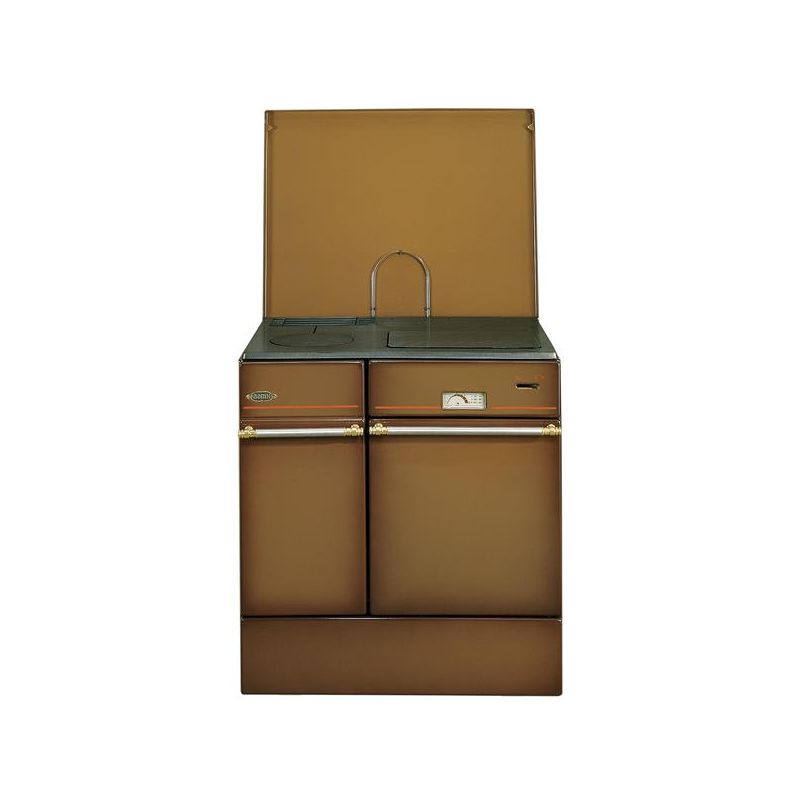 GODIN Cuisinière à bois Arpège 10 kw - 240162BRUNFONCE