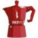 BIALETTI Cafetière italienne 3 tasses Rouge - Moka Exclusive