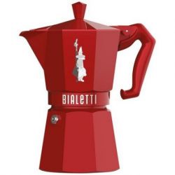 BIALETTI Cafetière italienne 6 tasses Rouge - Moka Exclusive