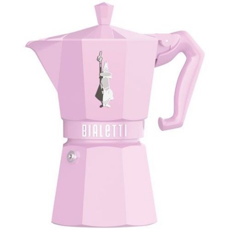 BIALETTI Cafetière italienne 6 tasses Rose Pastel - Moka Exclusive