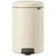 BRABANTIA Poubelle à pédale 20 L Soft Beige - New Icon