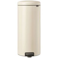 BRABANTIA Poubelle à pédale 30 L Soft Beige - New Icon