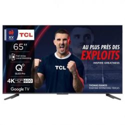 TCL Téléviseur LED 164 cm Résolution UHD 4K 3840 x 2160 pixels - 65C69BPRO