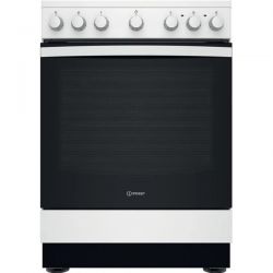 INDESIT Cuisinière vitrocéramique 4 foyers - IS67V5PCW/E