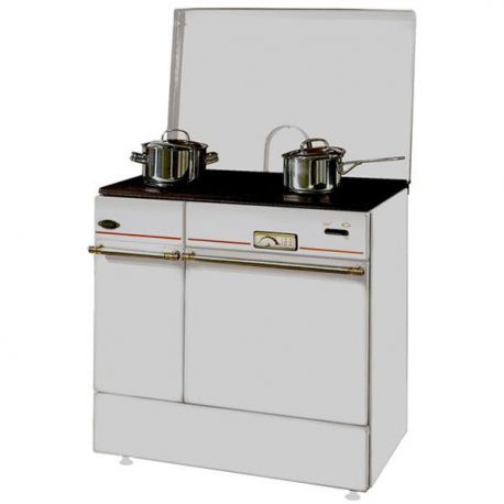 GODIN Cuisinière à bois 10 Kw - 240163BLANCPOLI