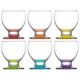 COSY & TRENDY Lot de 6 verres à pieds 21 cl - Teo