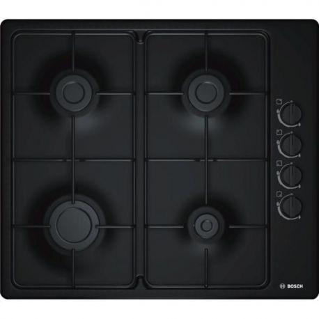 BOSCH Table de cuisson gaz 4 feux- PBP6B6B80