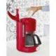 MOULINEX Cafetière filtre 10-15 tasses Rouge - Soleil - FG381510